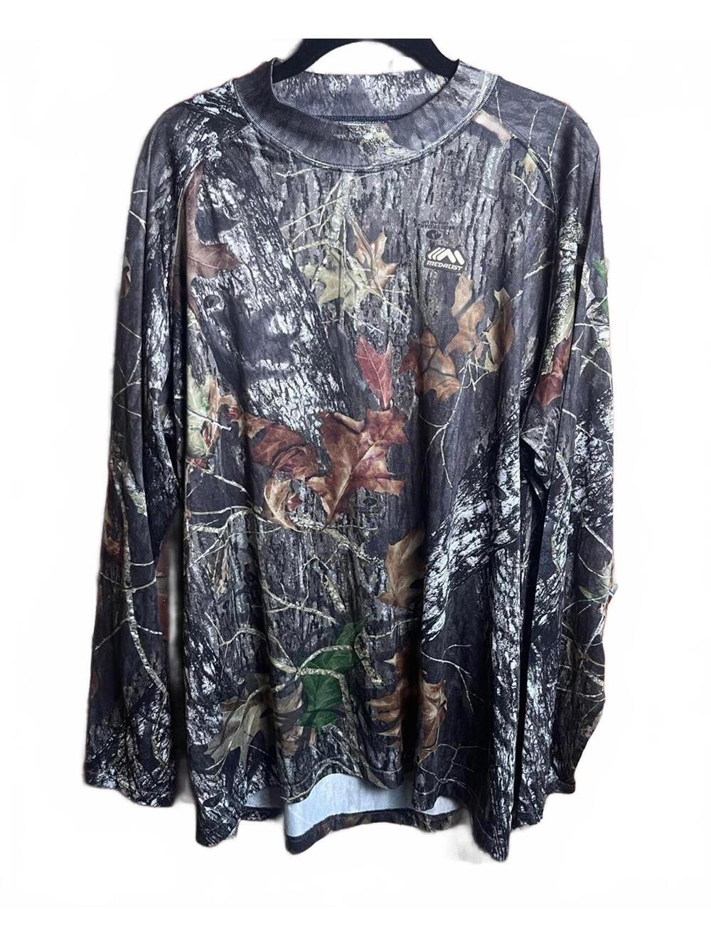 Men's Medalist Mossy Oak Camo Long Sleeve Hunting Shirt